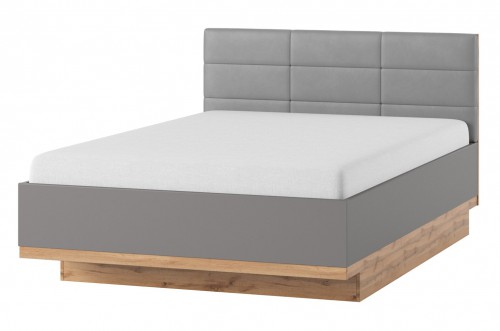 Ліжко LIVORNO 66 SZYNAKA дуб Вотан/сірий